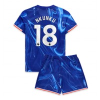 Chelsea Christopher Nkunku #18 Replica Home Minikit 2024-25 Short Sleeve (+ pants)